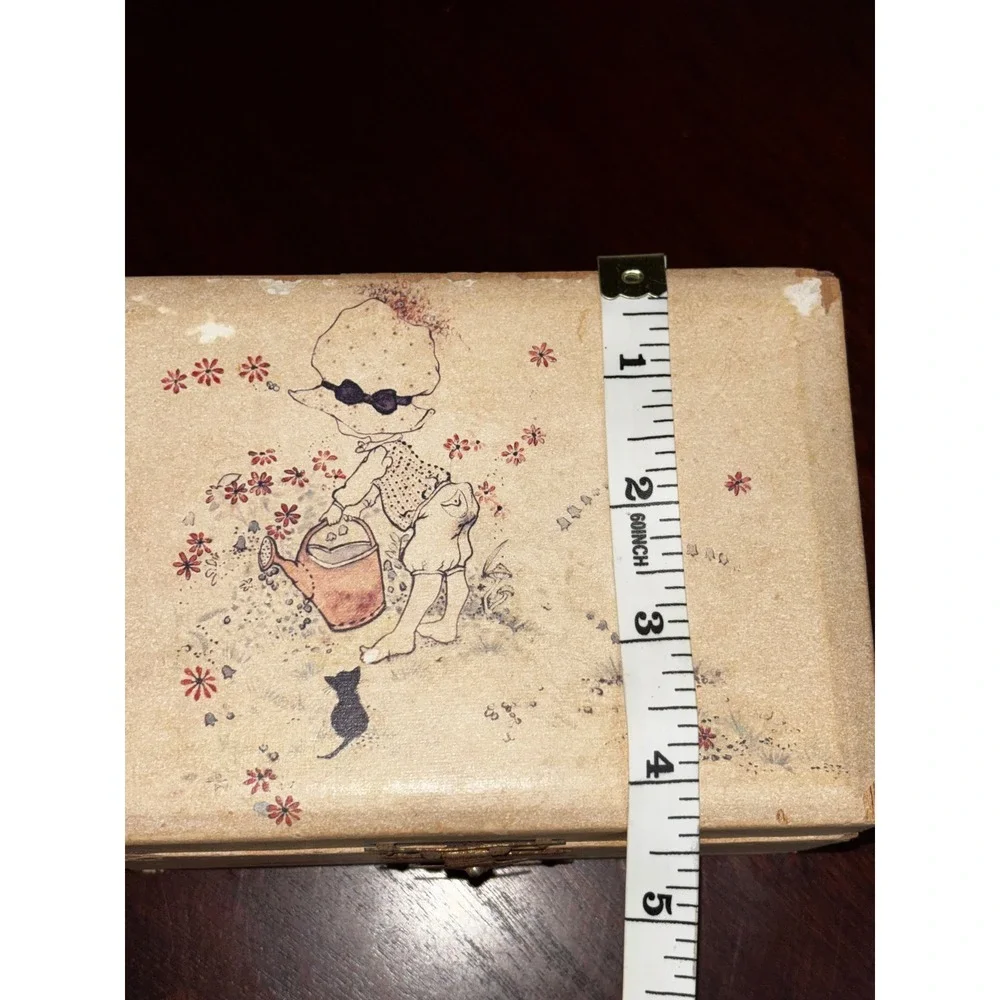 Vintage Ballerina Musical Jewelry Box Girl Pink‎ Satin